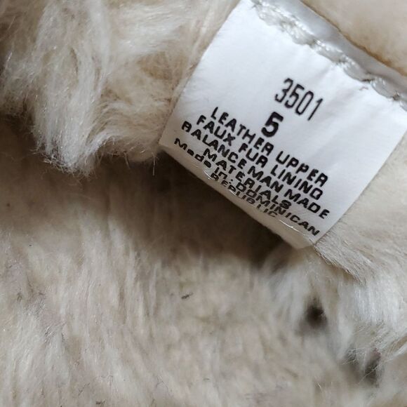 Minnetonka Leather Pile Lined Hard Moccasin Slipper Leather Laces Womens 5 - Picture 14 of 15